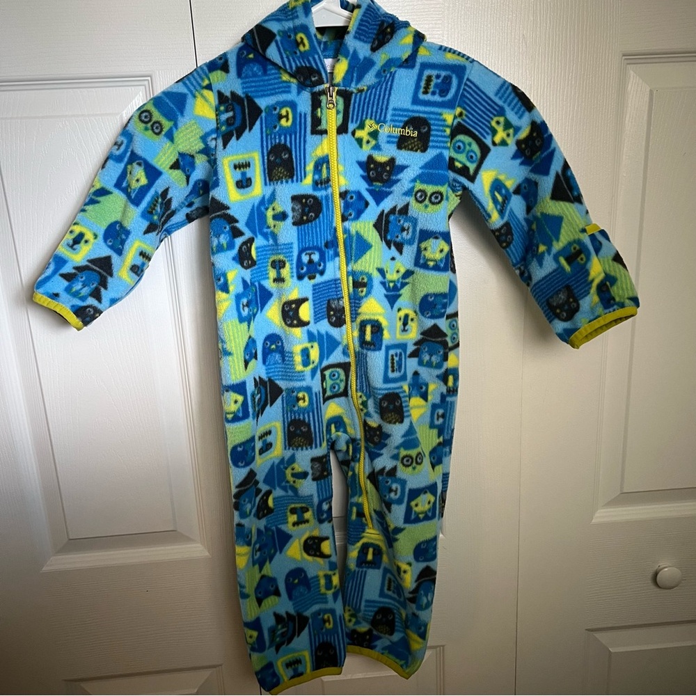 Columbia Kids Blue Fleece One Piece